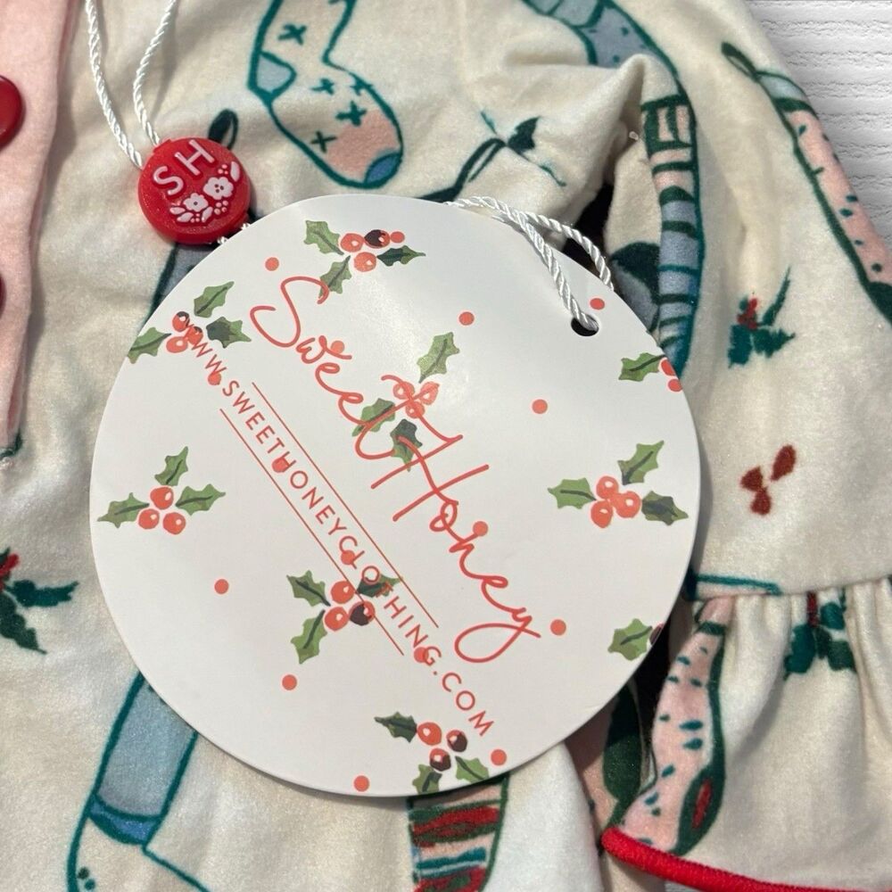 Sweethoney Doll Gown Christmas Stockings Tag Attached - Picture 2 of 3